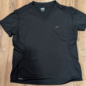 Nike Black V-Neck Women's Tee